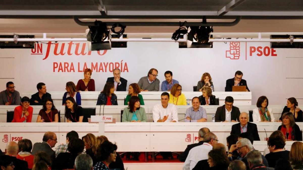 Comité federal del PSOE del pasado abril.