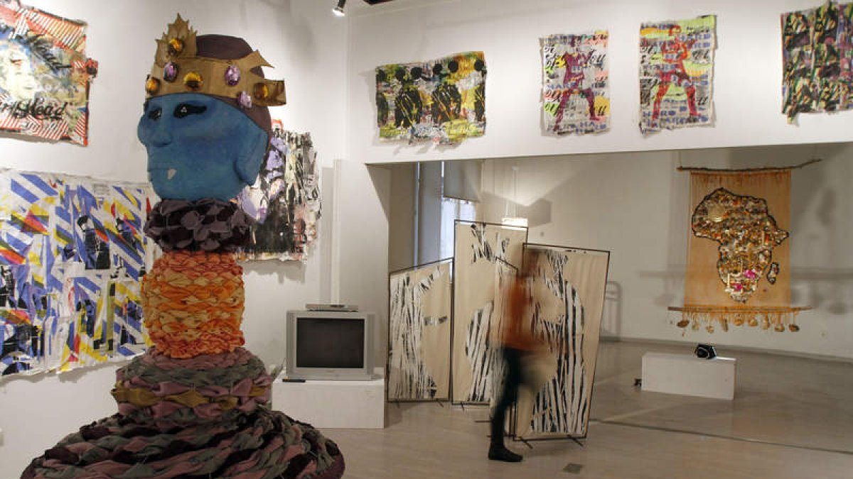 Un trabajo del ciclo de Arte Textil.