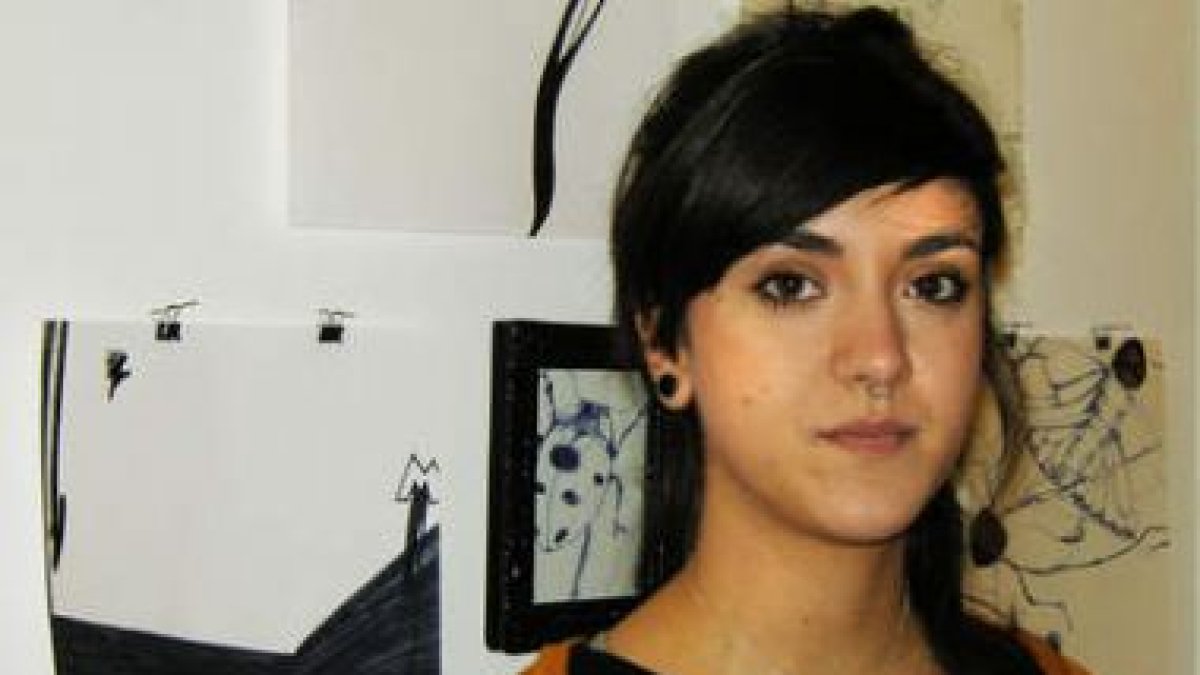 La joven artista leonesa Lucía Trobajo Voces.