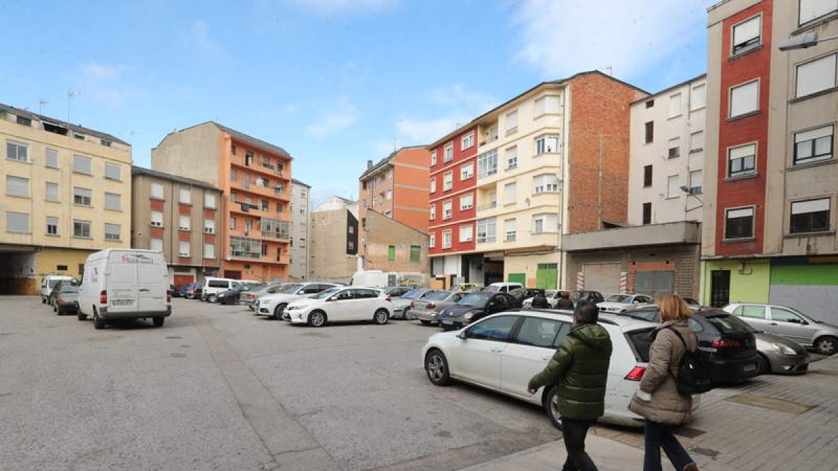 Las plaza Interior de Ponferrada es una de las zonas de actuación del ARU previstas. L. DE LA MATA