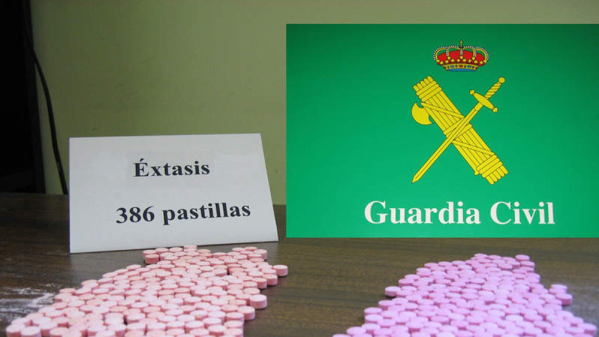 Las dosis de éxtasis fueron aprehendidas en Villadangos.