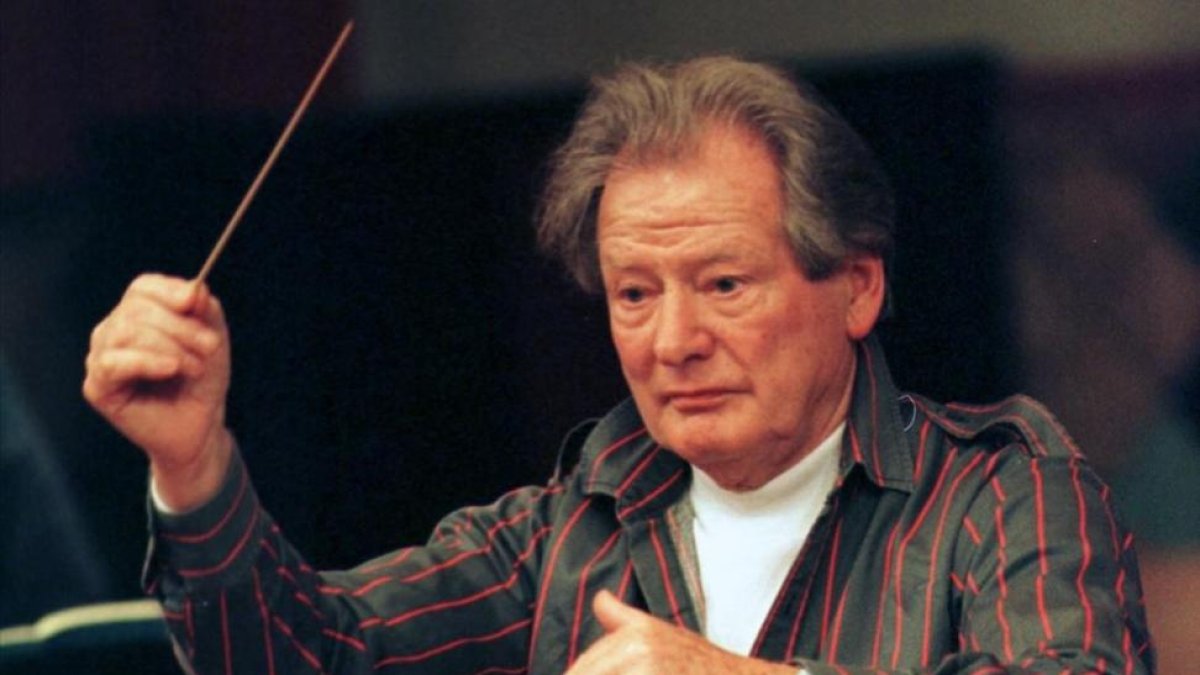 El director británico sir Neville Marriner.