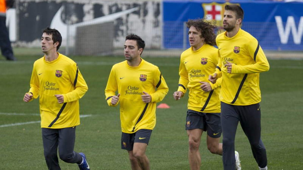 El Barça, que entrenó ayer, confía en remontar la eliminatoria al Chelsea.