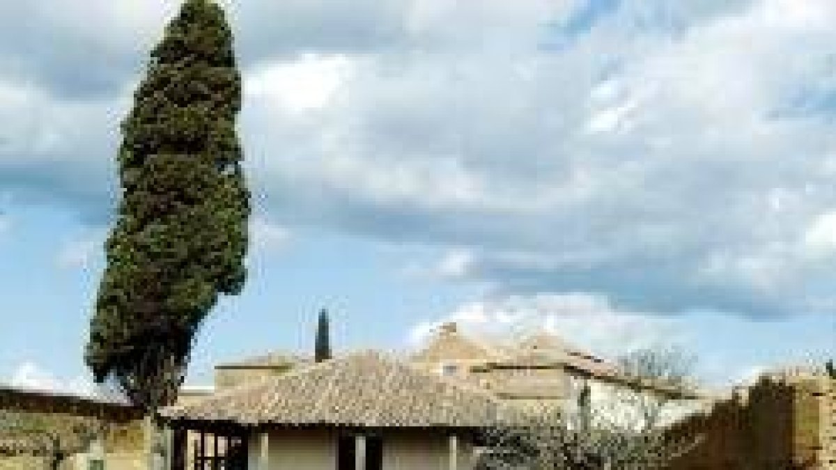 La huerta del convento de Grajal de Campos tiene una extensión de tres hectáreas