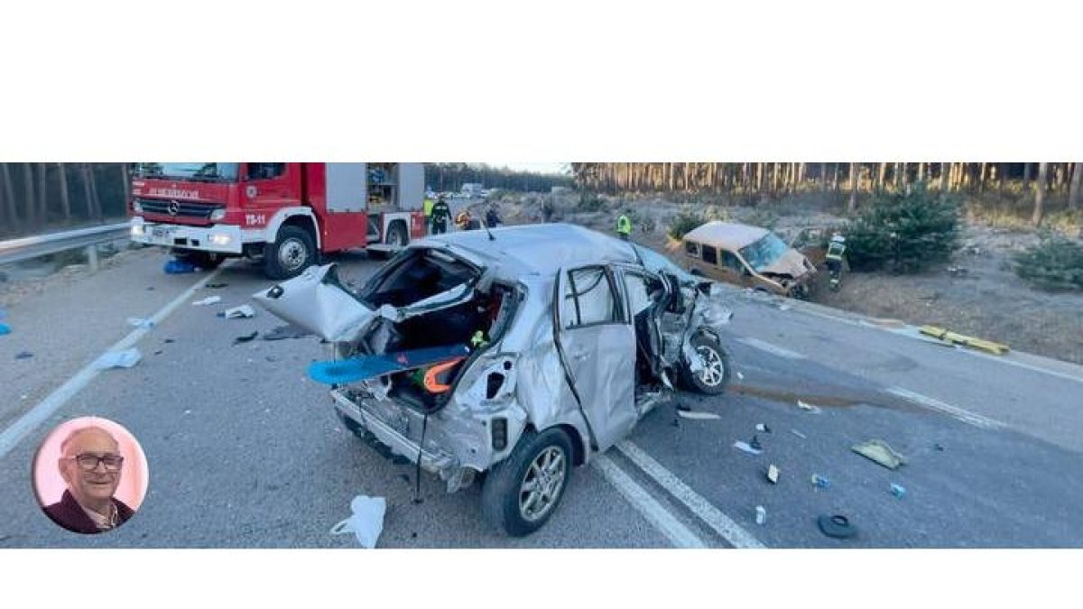 Justo Ferreras, el voluntario de 80 años que ha fallecido en el brutal accidente de El Rabizo. DL