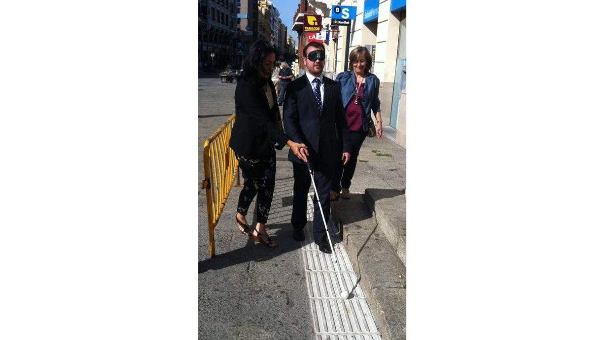 El concejal Ricardo Gavilanes prueba la ruta y sus sensaciones.