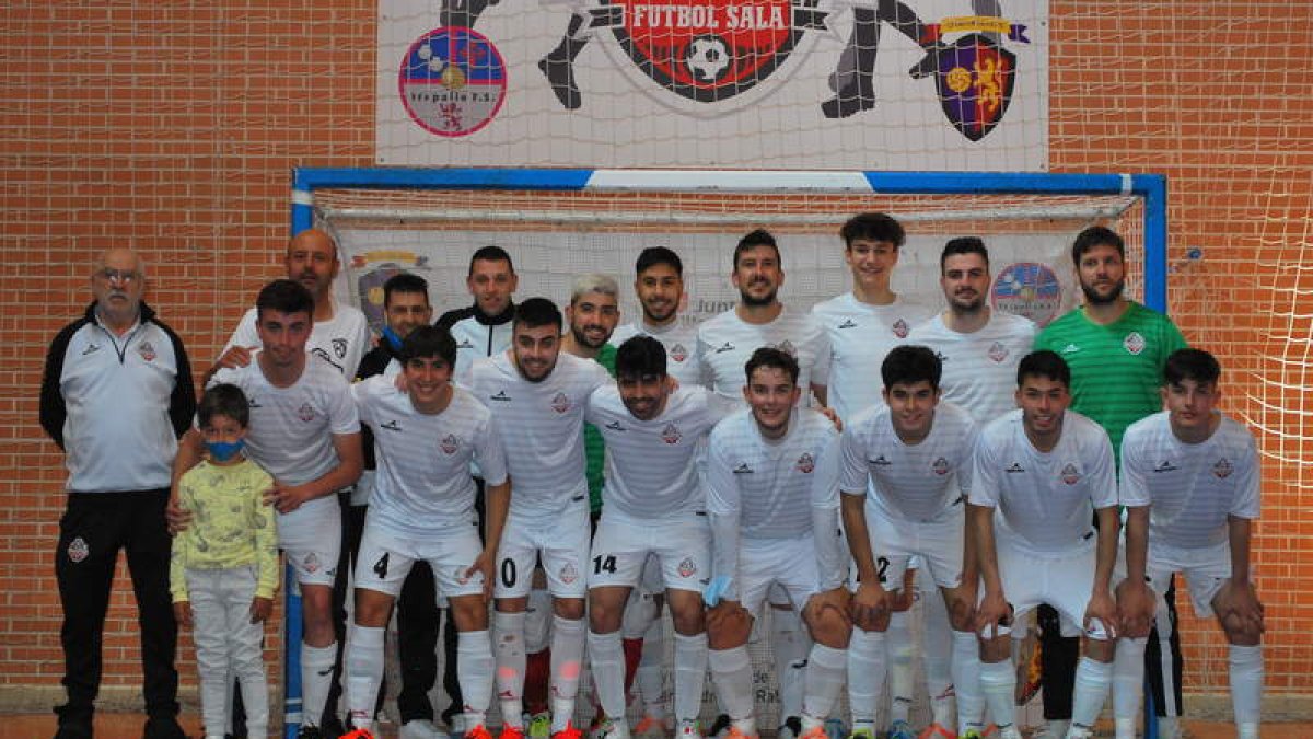 Formación del equipo del Domotec FS que milita en la Segunda División B. DL