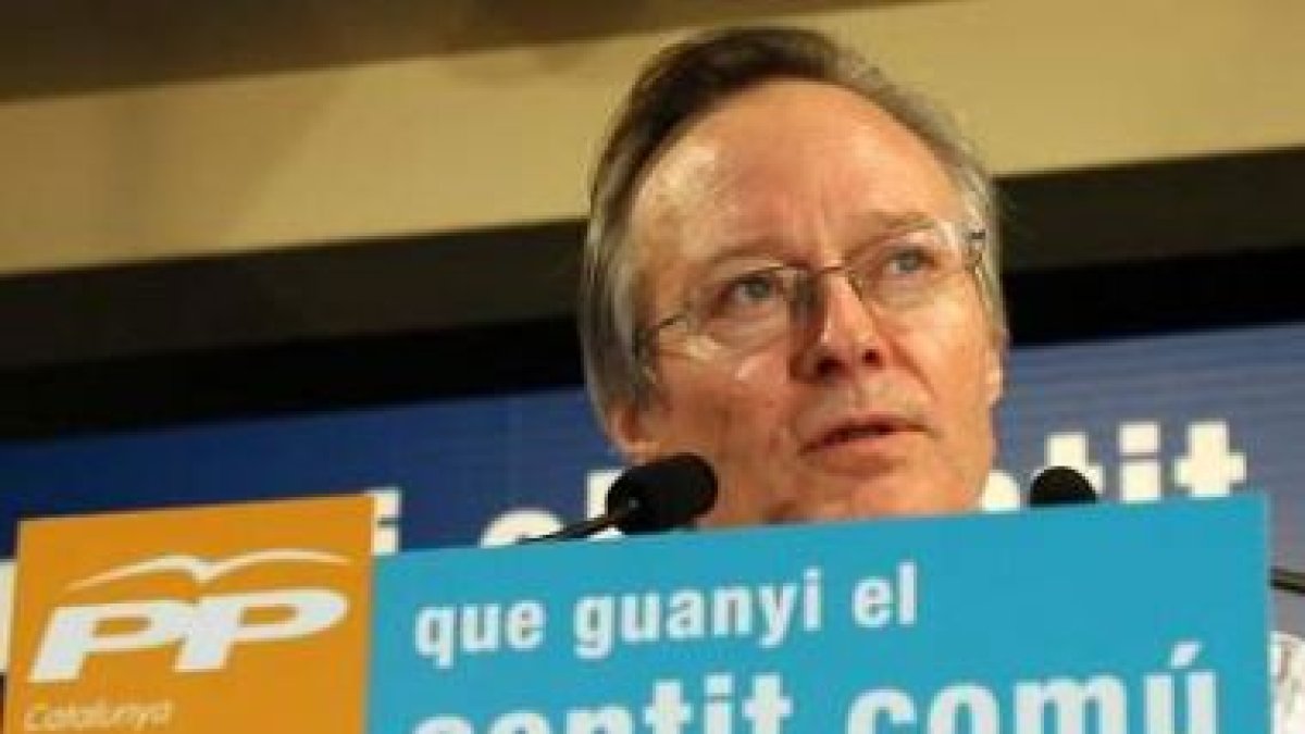 Josep Piqué, en una imagen de archivo, cuando era presidente del PP catalán