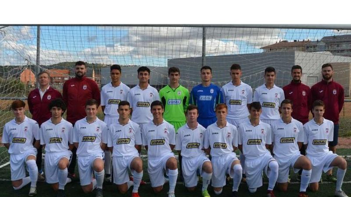 Formación del CDF Peña/Vidal que milita en el grupo B de la 1.ª División Regional Juvenil.