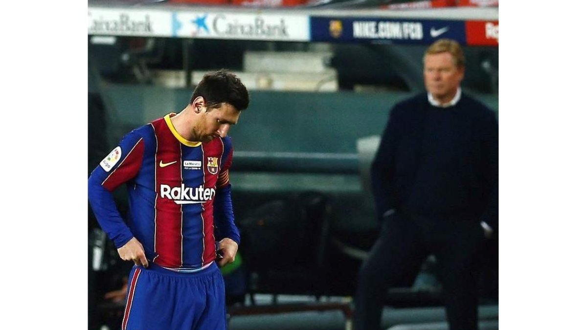 Messi igualó los 643 goles de Pelé con un mismo club pero aún así su equipo no pasó del empate. E. F.