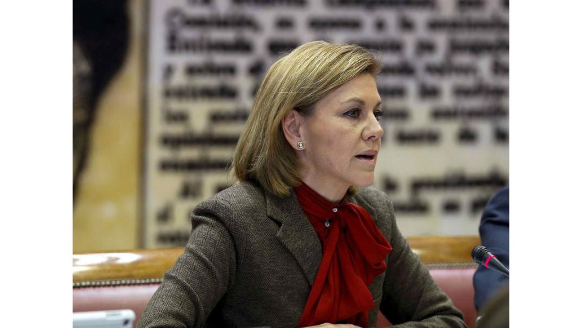 La ministra de Defensa, Dolores de Cospedal. PACO CAMPOS
