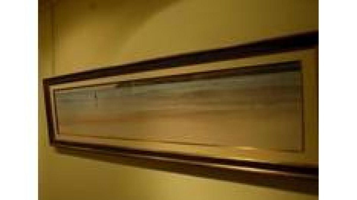 Una de las obras de Juan Díaz en la galería leonesa Arte Lancia