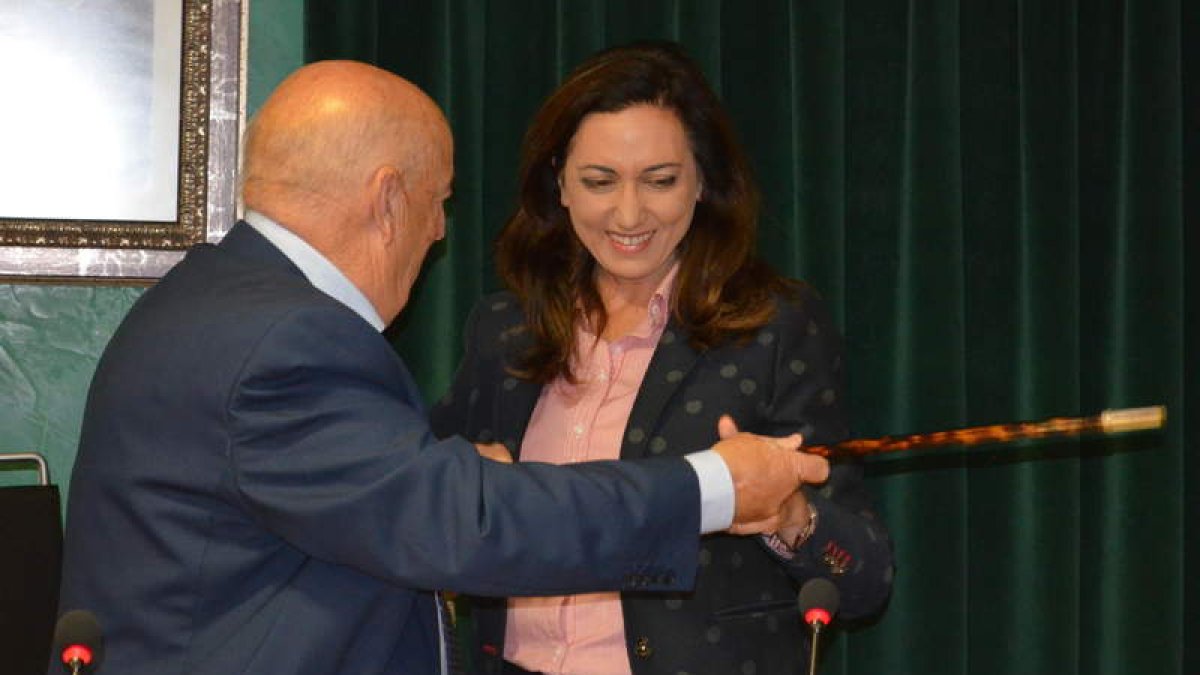 Gallego, durante su toma de posesión en junio de 2019. MEDINA