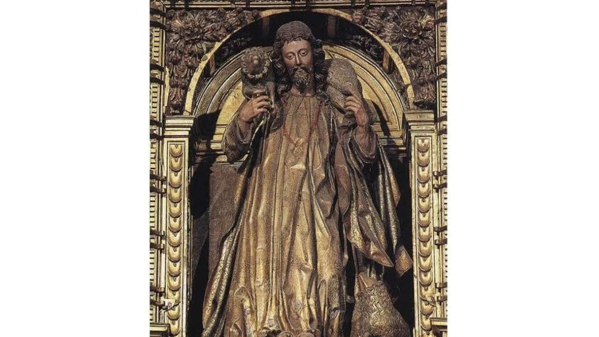 El Buen Pastor, de la iglesia del Salvador de La Bañeza.