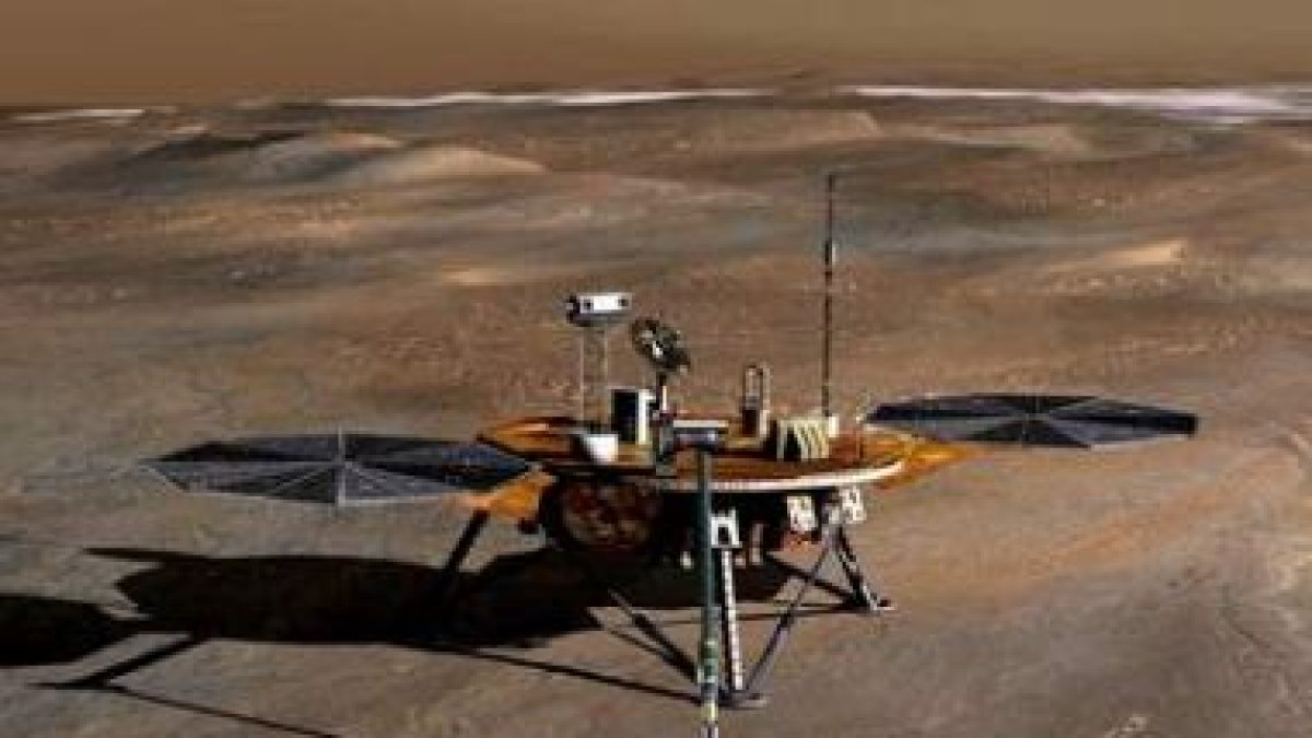 El vehículo espacial Phoenix falló en parte su misión a Marte por posarse cerca de su polo norte