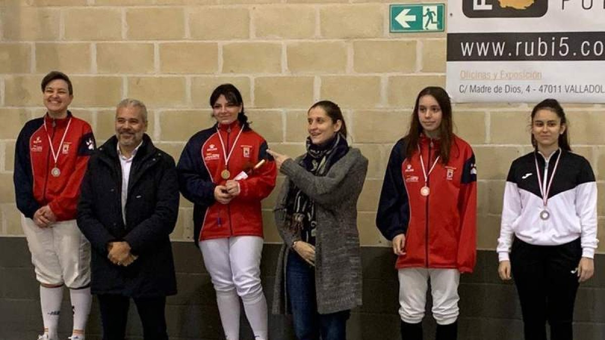 El Sala Esgrima León logró siete podios en el Ránking Autonómico. DL