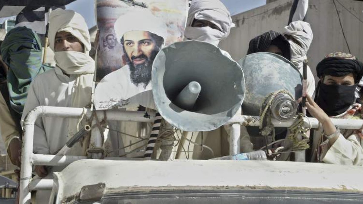 Vivienda en la que fue localizado Bin Laden en Pakistán.