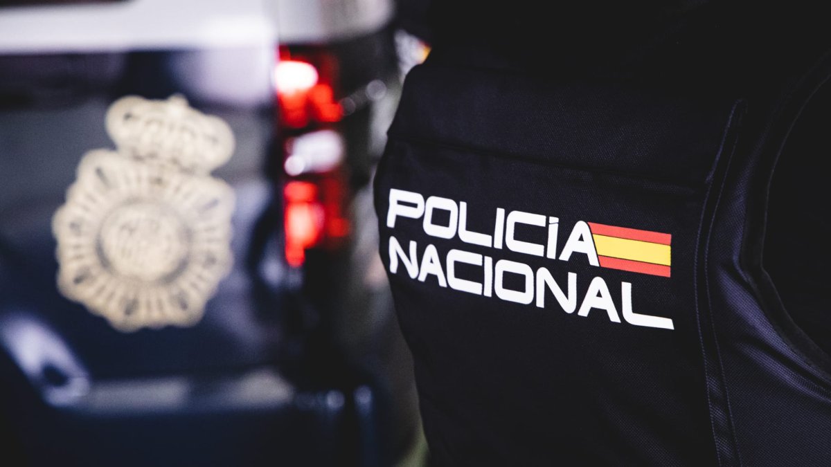 Un agente y un vehículo de la Policía Nacional. DL