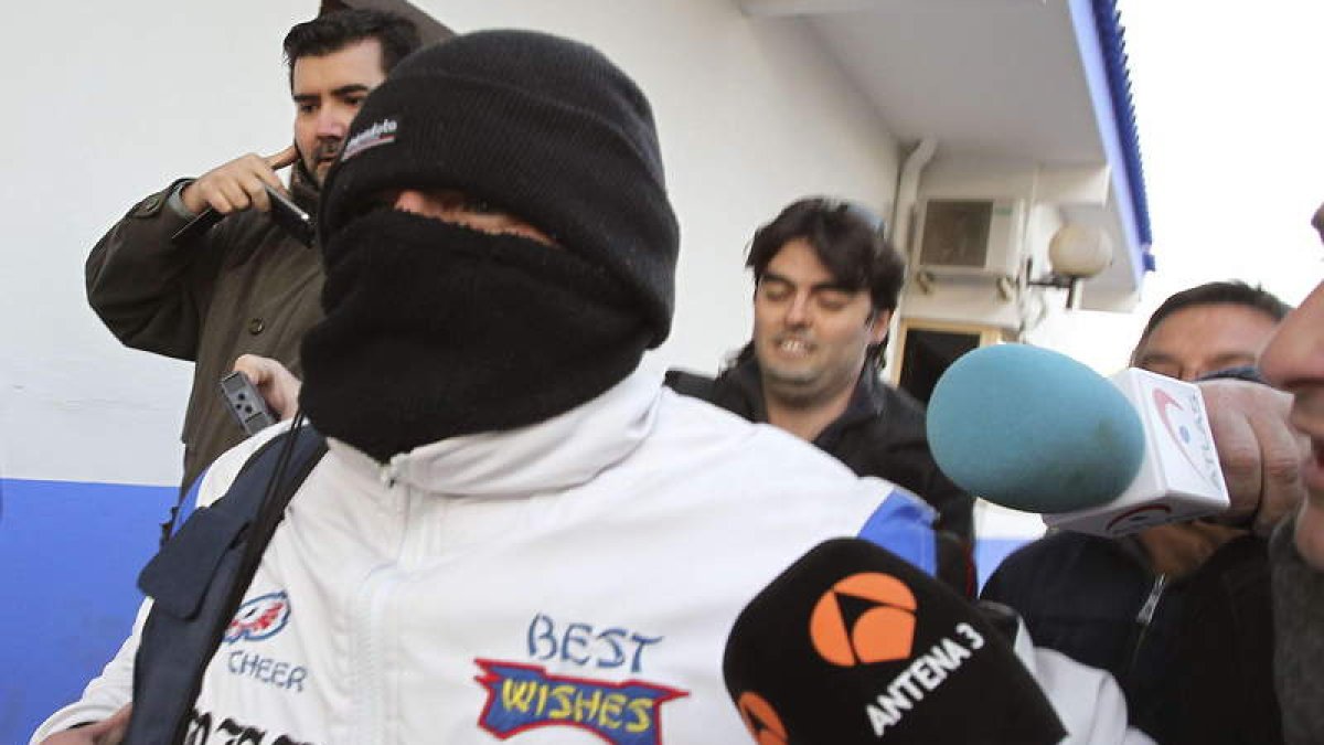 Ricart en 2013 a su salida de prisión por el crimen de las niñas de Alcasser. MARIANO CIEZA MORENO