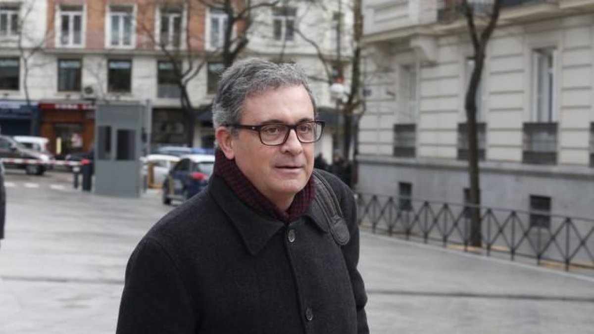 Jordi Pujol Ferrusola llega a la Audiencia Nacional, el pasado febrero.