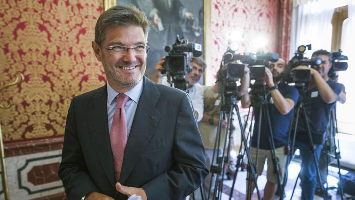 El ministro de Justicia, Rafael Catalá, habló ayer sobre el cementerio nuclear.