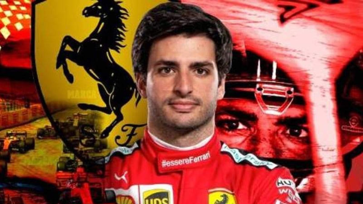 El nuevo monoplaza de Maranello es el primero de Carlos Sainz en la Scuderia. ARCHIVO