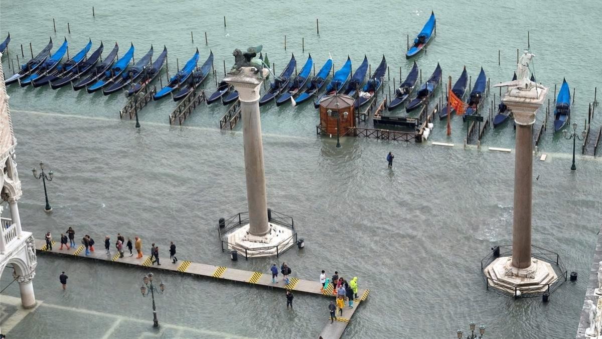 Venecia después del 'acqua alta'. EFE