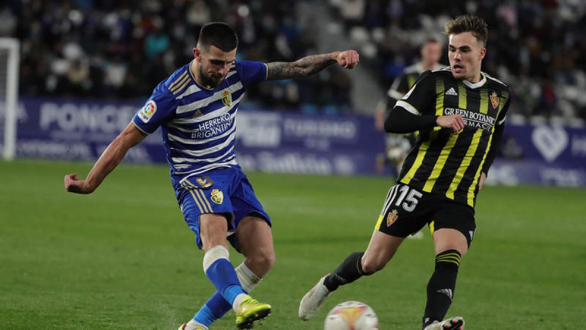 El último partido que la Deportiva jugó en casa fue ante el Real Zaragoza en jornada dominical. AFB