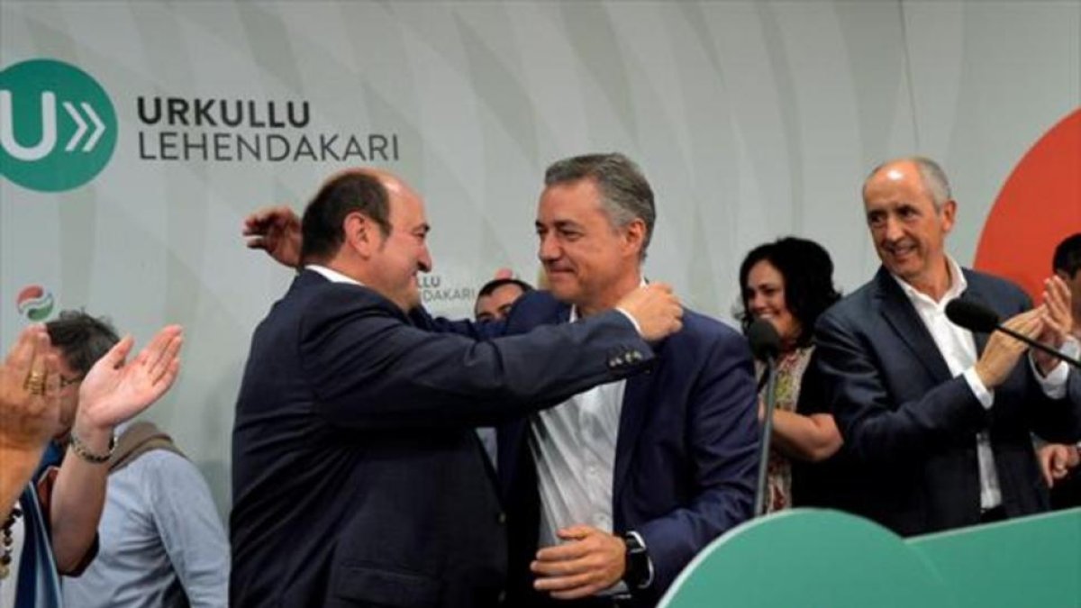 Andoni Ortuzar, presidente del PNV, confía en que la investidura de Iñigo Urkullu sea antes de diciembre
