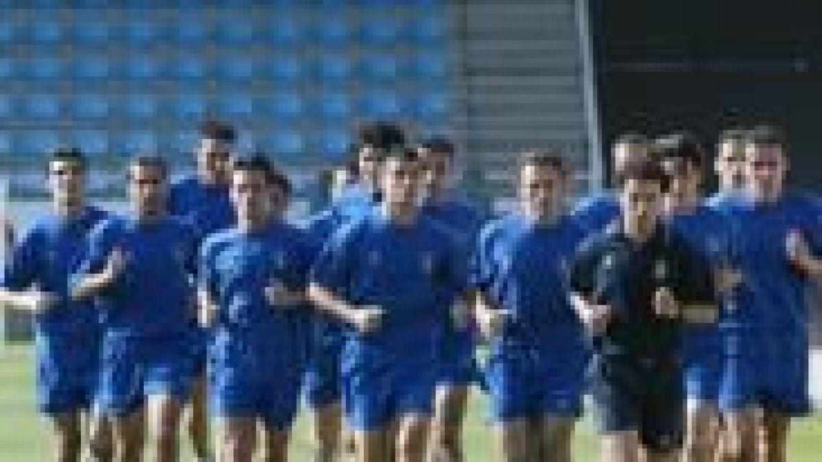 La plantilla de la Ponferradina continúa con su trabajo de pretemporada