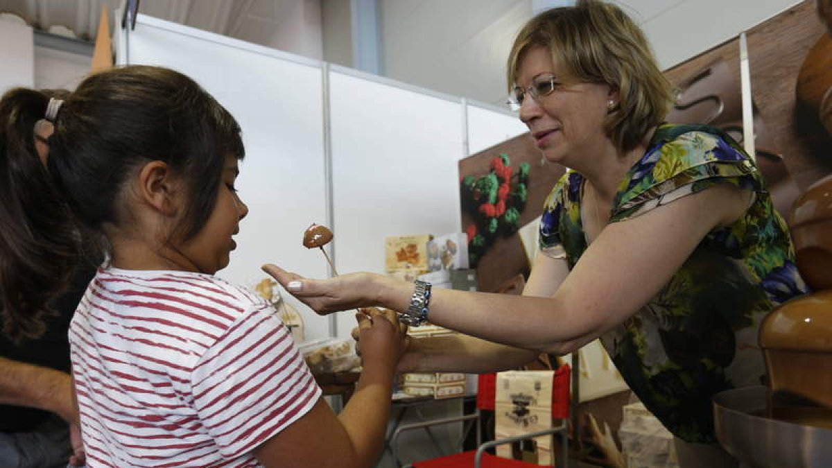La feria reune a chocolateros, resposteros y confiteros, entre otros profesionales del dulce