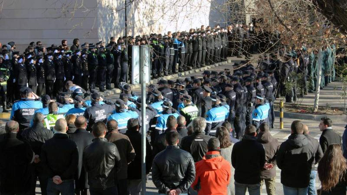 Los compañeros de Francisco Javier Ortega le rindieron ayer un sentido homenaje en Madrid.