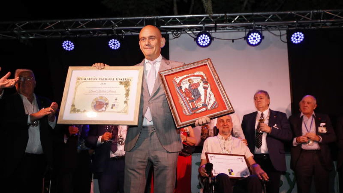 David Robledo, ganador del Premio Pincerna. J. NOTARIO
