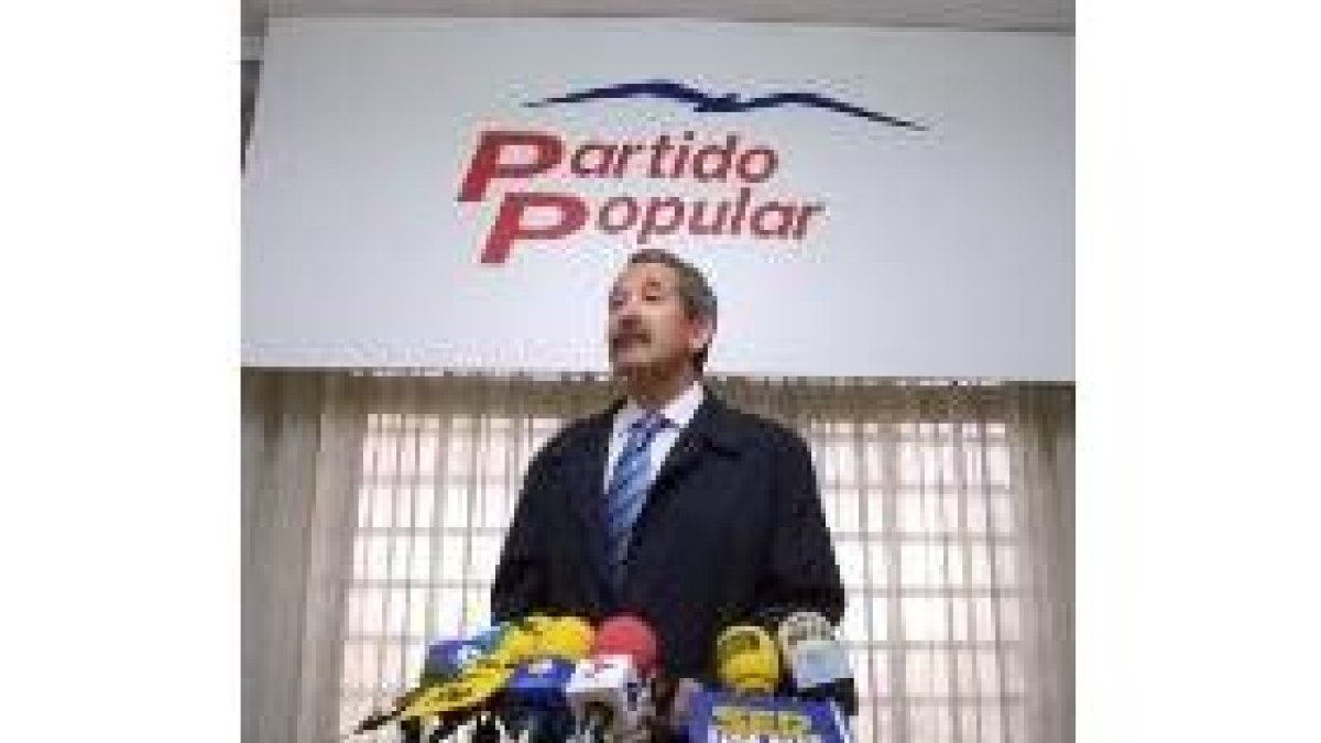 Ángel Escuredo, en una imagen de archivo, en una rueda de prensa