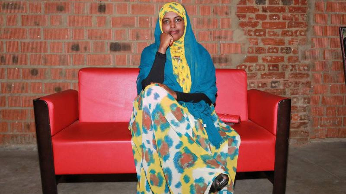 Fátima, una refugiada somalí que salió de su país hace 10 años y recaló en León
