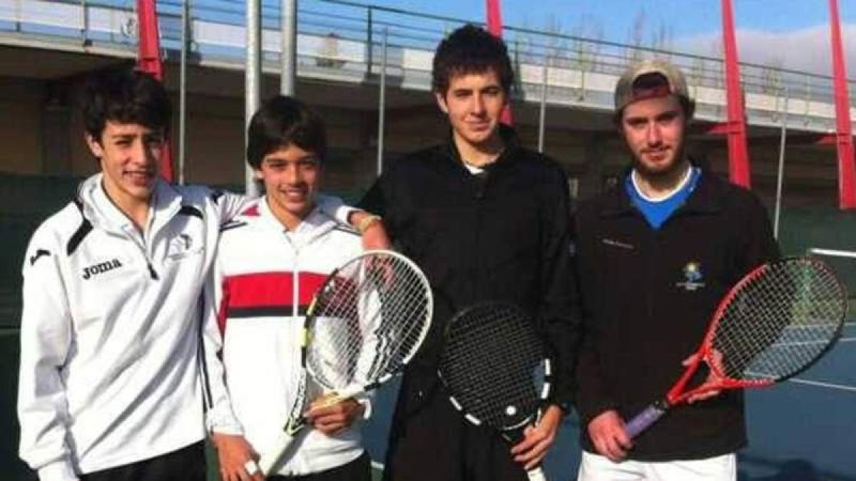 Diego Freire, Guillermo Ibáñez, Álvaro Terrón y Víctor Recuero.