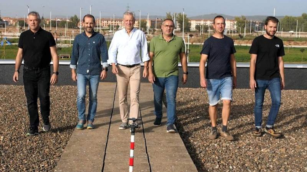 Integrantes del grupo de Física de la Atmósfera de la Universidad de León. dl