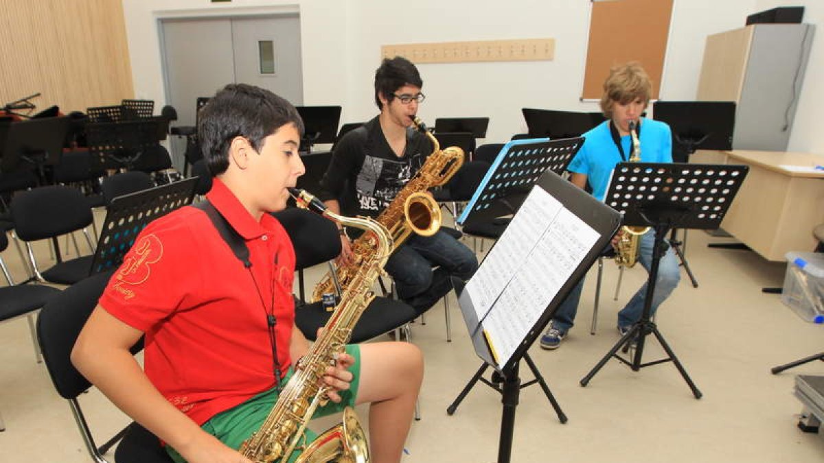 Alumnos del Conservatorio Cristóbal Halffter, en una imagen de archivo.