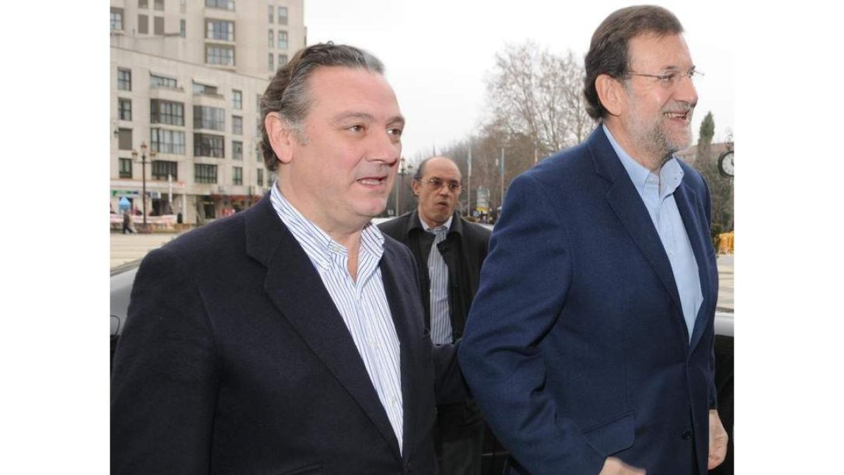 Prada y Rajoy, en la cumbre de exterior de enero pasado.