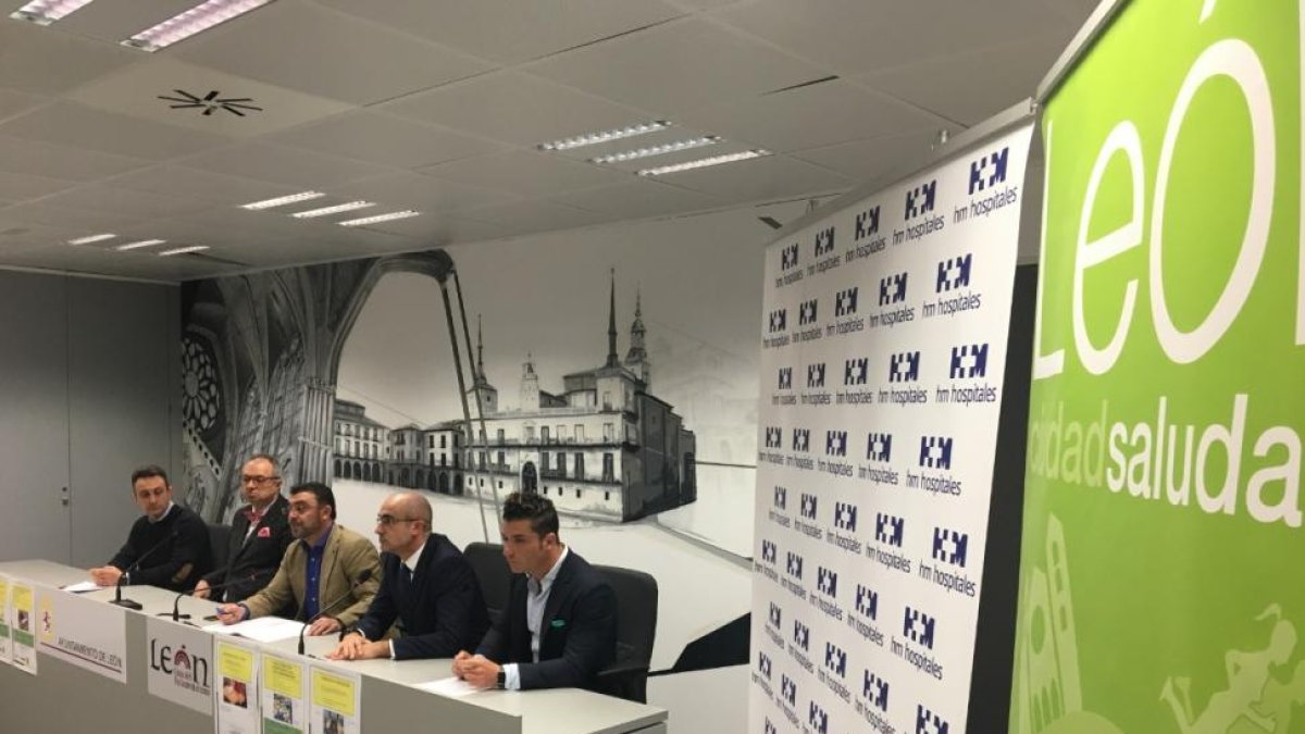 Un momento de la presentación de 'León, ciudad saludable'