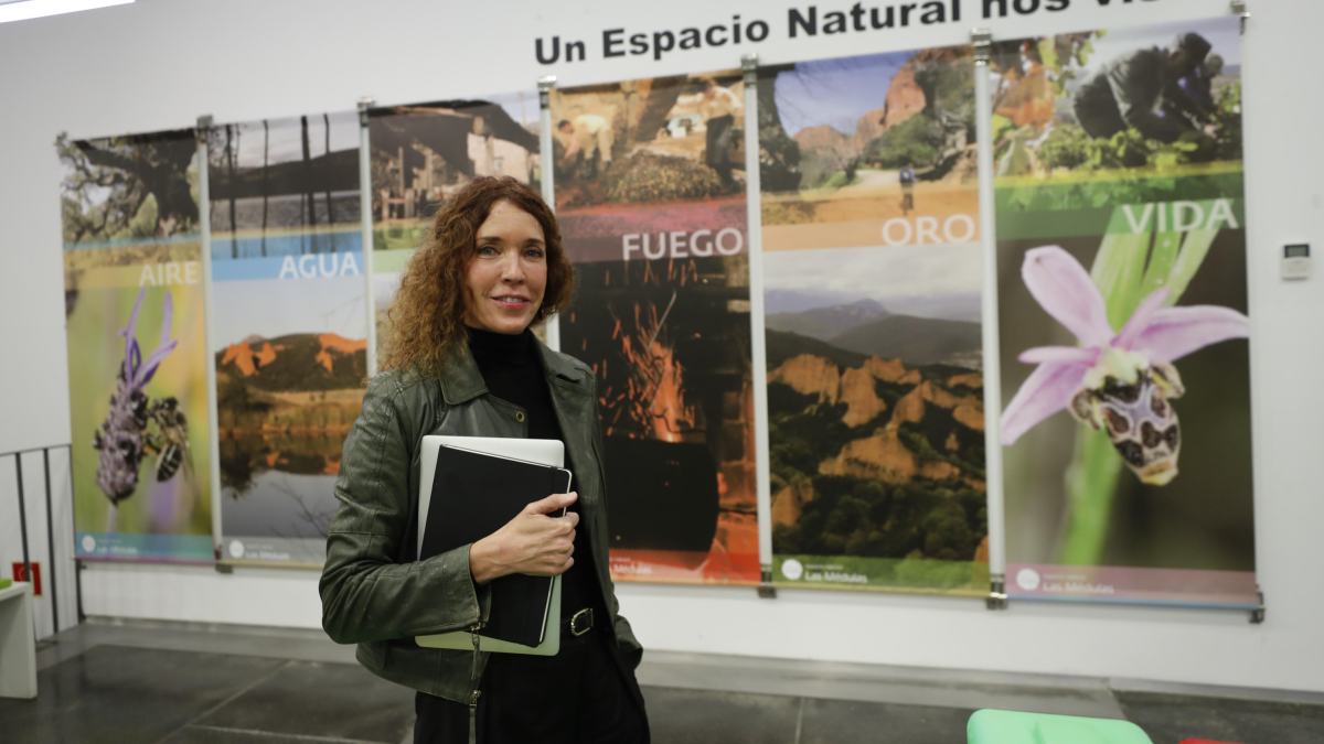 La gerente de la Fundación Las Médulas, Marian Revuelta. L. DE LA MATA