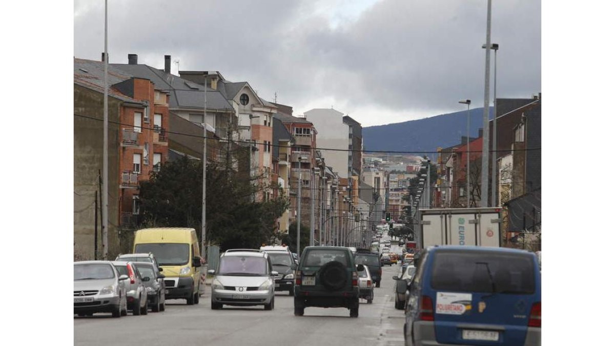 Avenida de Portugal, una de las calificadas de ruidosa. ANA F. BARREDO