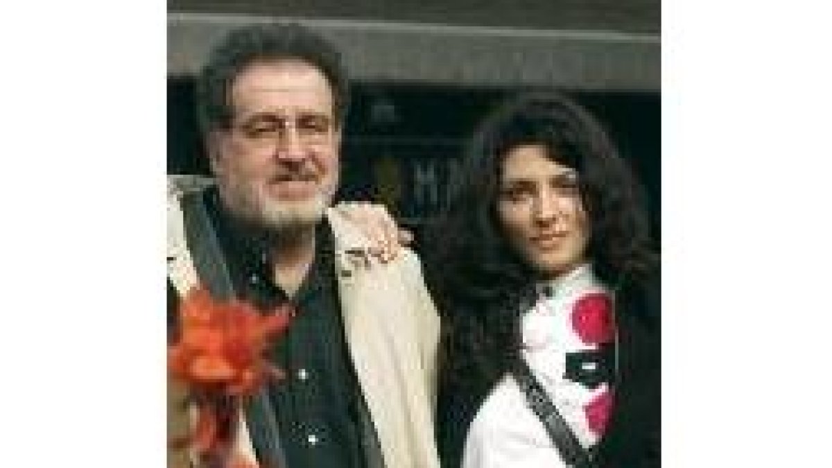 El director leonés Felipe Vega y la actriz Bárbara Lennie