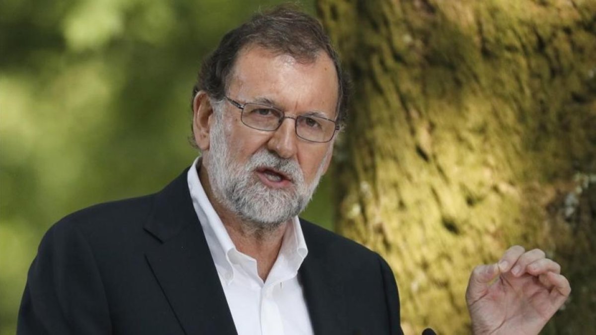 Mariano Rajoy inaugura el curso políico en Cotobade (Pontevedra).