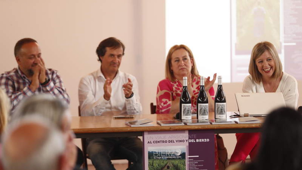 Álvarez Courel, Pérez, Pérez Bruzos y Ruiz Arasa, ayer. L. DE LA MATA