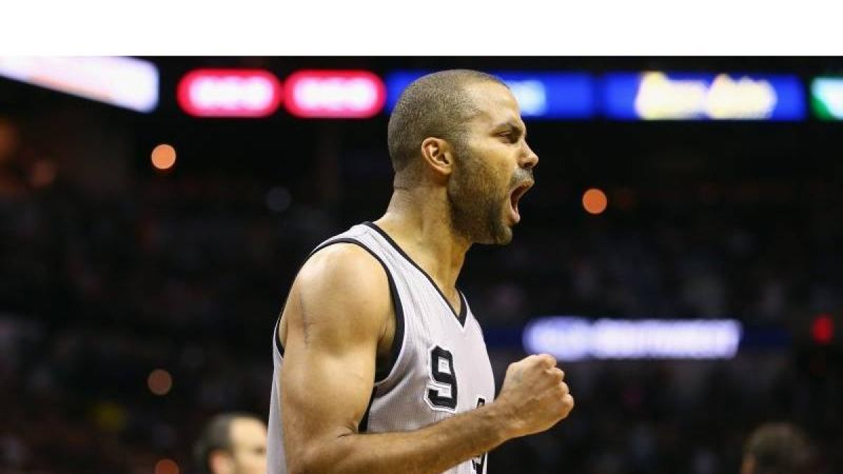 Tony Parker, durante la victoria de los Spurs ante los Warriors.