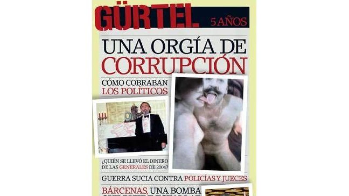 Portadilla del especial sobre el 'caso Gürtel', en 'Interviú'.