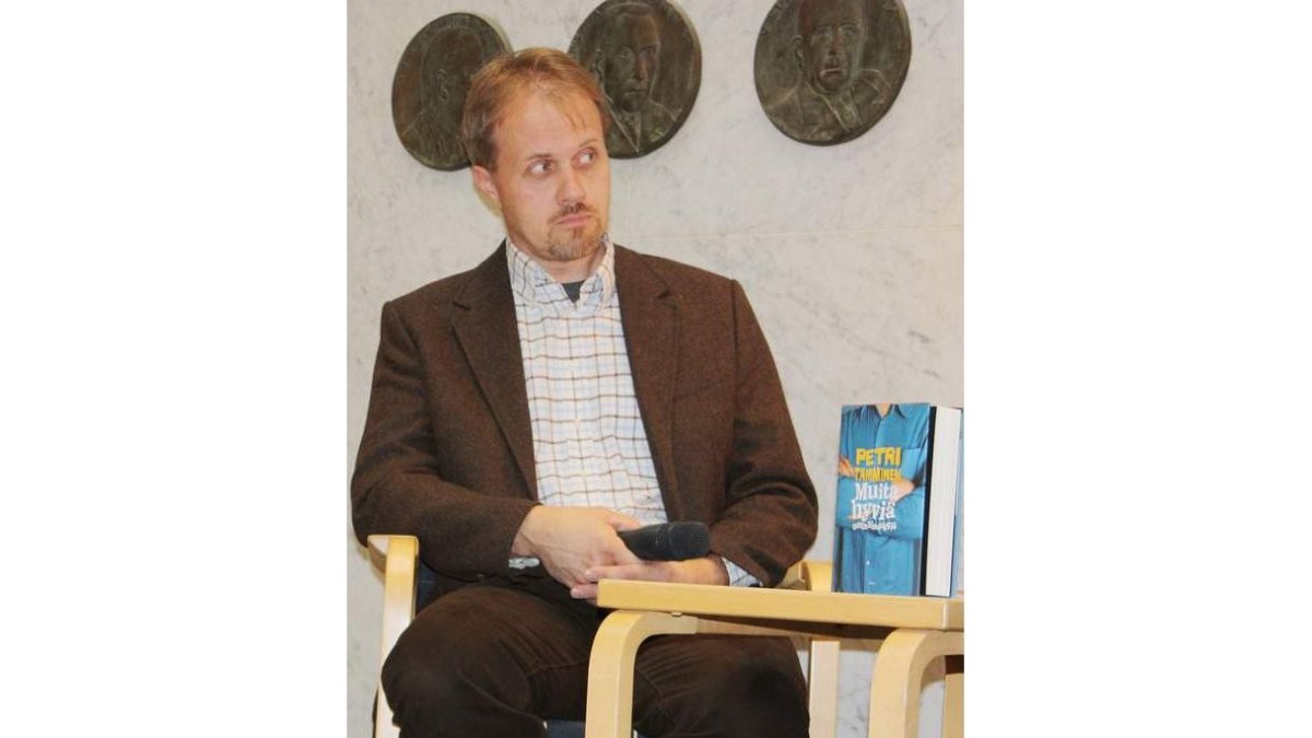 Imagen del escritor finlandés Petri Tamminem, que acaba de publicar novela en España