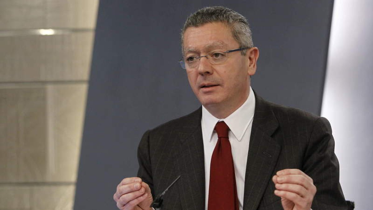 El ministro de Justicia, Alberto Ruiz-Gallardón.