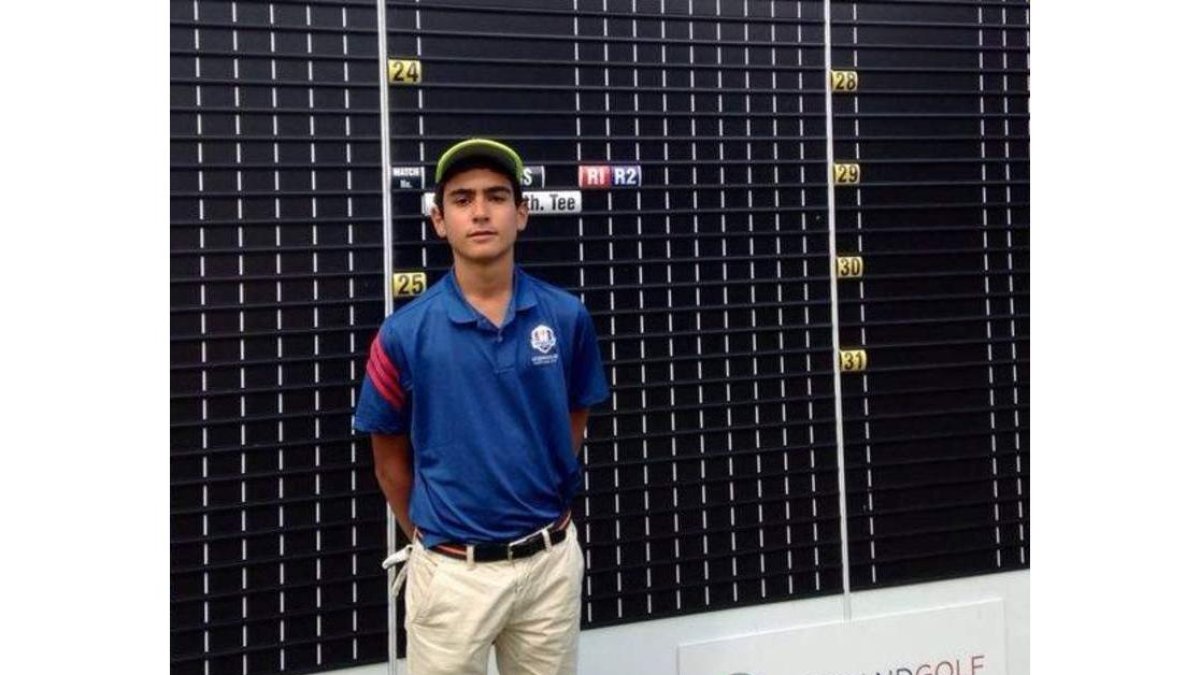 El golfista leonés, Carlos Huerta Pastrana.